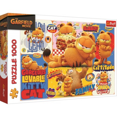 Puzzle Trefl-10935 Garfields Abenteuer