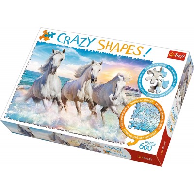 Puzzle Trefl-11111 Crazy Shapes -  Galloping among the Waves