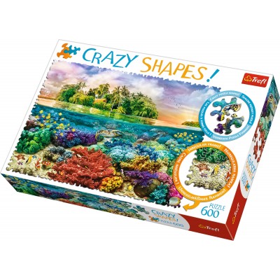 Puzzle Trefl-11113 Crazy Shapes - Tropical Island