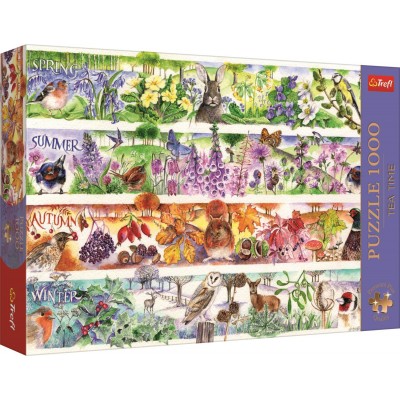 Puzzle Trefl-12078 Tea Time: Four Seasons