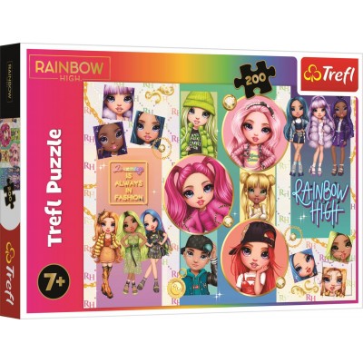 Puzzle Trefl-13289 Friendship of Rainbow High - MGA Rainbow high