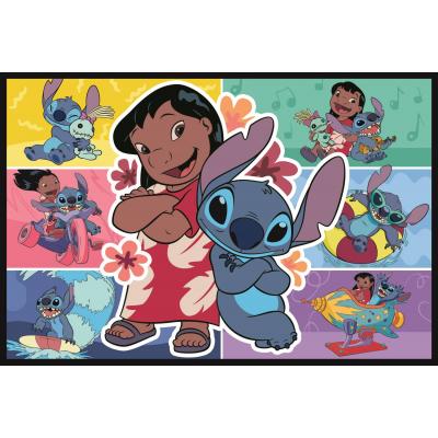 Puzzle Trefl-13334 Stitchs Glückliches Leben - Disney Lilo & Stitch