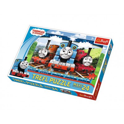 Puzzle Trefl-14231 XXL Teile - Thomas und seine Freunde: Fröhliche Lokomotiven