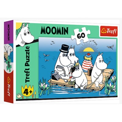 Puzzle Trefl-17352 Moomins at the lake