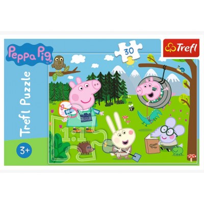 Puzzle Trefl-18245 Peppa Pig - Forest Expedition