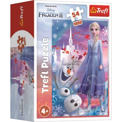 Trefl-19640 Mini Puzzle - Dans l'univers d'Anna & Elsa - Disney La Reine des Neiges II