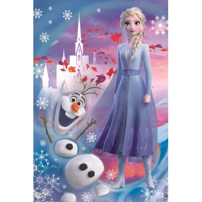 Trefl-19640 Mini Puzzle - In the world of Anna and Elsa - Disney Frozen II