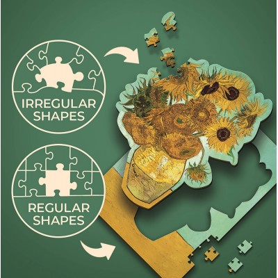 Trefl-20249 Holzpuzzle - Vincent van Gogh