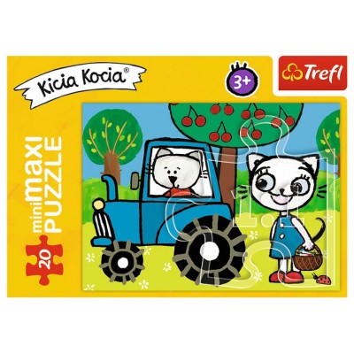 Trefl-21109 MiniMaxi Puzzle - KittyKat