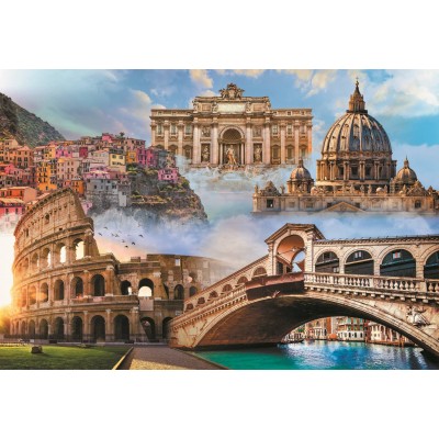 Puzzle Trefl-26203 Endroits Préférés : Italie