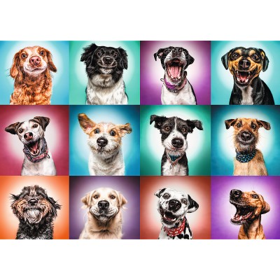 Puzzle Trefl-27119 Funny Dog Portraits