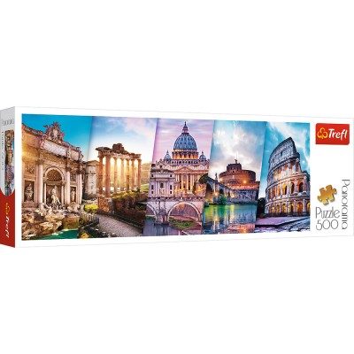 Puzzle Trefl-29505 Collage - Rome