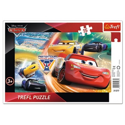 Trefl-31277 Rahmenpuzzle - Cars