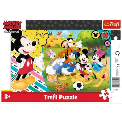 Trefl-31353 Rahmenpuzzle - Mickey Mouse & Friends