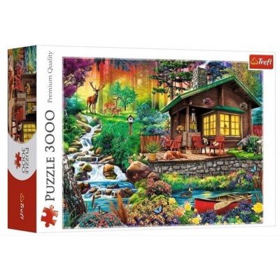 Puzzle Trefl-33074 Cottage in the Forest