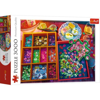 Puzzle Trefl-33079 Soirée avec des énigmes