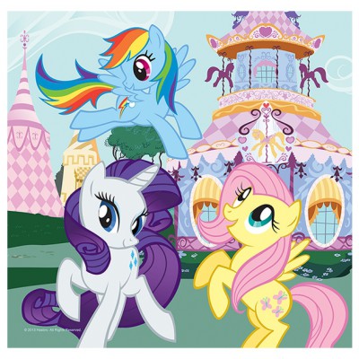 Trefl-34190 3 Puzzles - My Little Pony