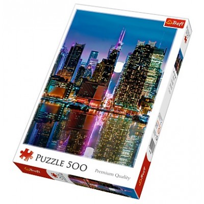 Puzzle Trefl-37261 Manhattan, New York