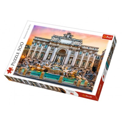 Puzzle Trefl-37292 Fontanna di Trevi, Rome