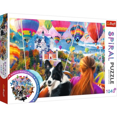 Trefl-40018 Spiral Puzzle - Ballonfestival