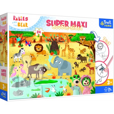 Puzzle Trefl-41009 Pièces XXL - Safari