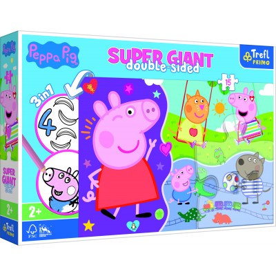 Puzzle Trefl-42003 XXL Teile - Peppa Pig