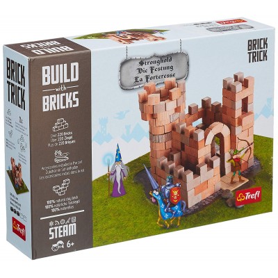Puzzle Trefl-60980 Build with Bricks - Die Festung