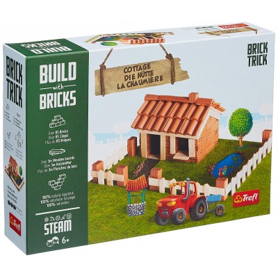 Puzzle Trefl-60982 Build with Bricks - Die Hütte