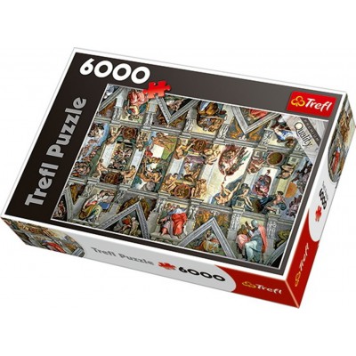 Puzzle Trefl-65000 Michelangelo: Sixtinische Kapelle