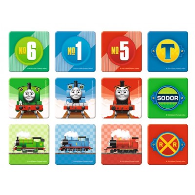 Trefl-90602 2 Puzzles + Memo - Thomas & Friends