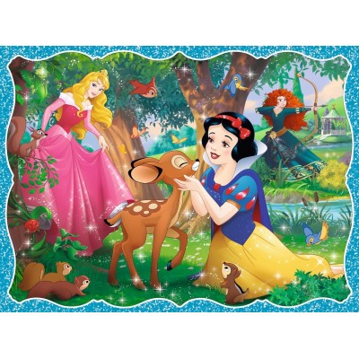 Trefl-90815 2 Puzzles + Memo - Disney Princess