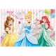 Extragroße Puzzleteile mit Pailletten - Disney Prinzessinnen