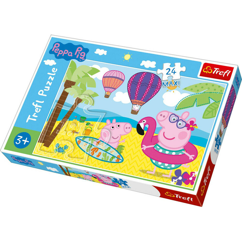 Trefl 24 Teile Maxi Unisex Peppa Pig Garten Piknic Groß Stücke Puzzlespiel 